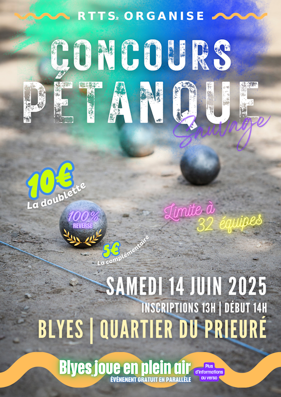 Concours pétanque sauvage 2025